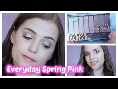 Everyday Spring Pink GRWM - Covergirl TruNaked Roses Palette Video