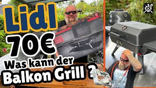 70€ LIDL Balkon Grill Memphis Gut oder Schrott ? 030 BBQ