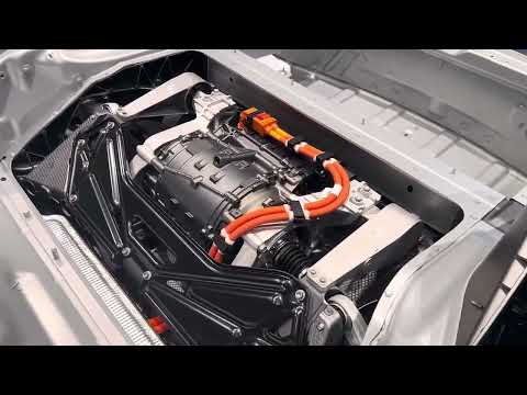 What The Lucid Air Chassis And Motors And Battery Look Like