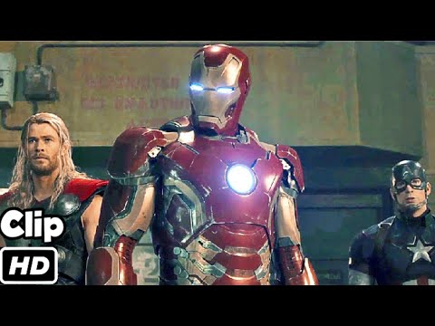 Avengers VS Ultron Hindi Fight Scene  Avengers Age of Ultron  Movie Clip 4K HD