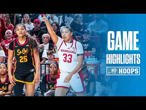 USC at Nebraska | HIGHLIGHTS | Big Ten Women's Basketball | 12/29/25