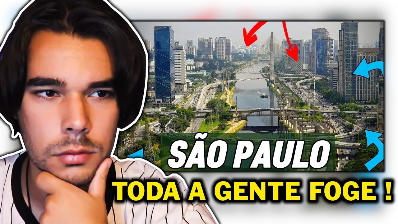 Porque as pessoas estão FUGINDO para SÃO PAULO? | Português reage