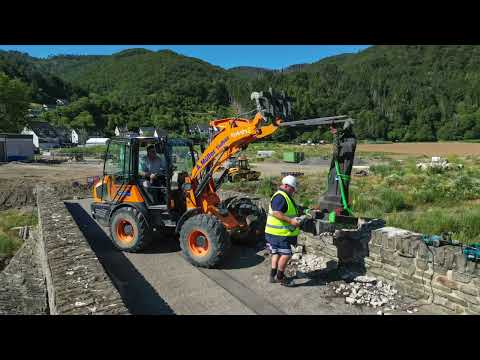 Die Nepomukbrücke in Rech – Abriss
