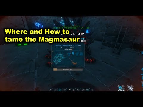 ARK Genesis | Where and How to tame and raise a Magmasaur