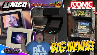 Iconic Arcade Double Dragon Preorder, GRS Build A Cade FU New Feature & Unico New PVM or CRT?