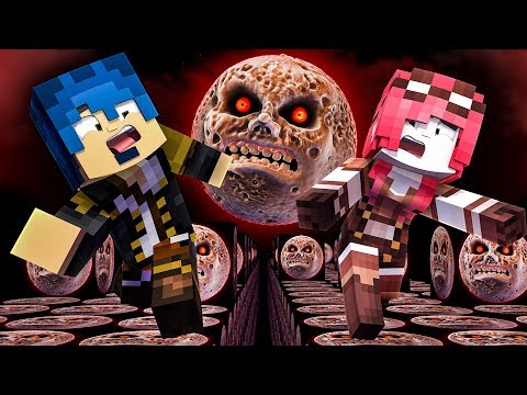 LA CORSA DEI LUCKY BLOCK DELLA LUNA MALEDETTA! - MINECRAFT