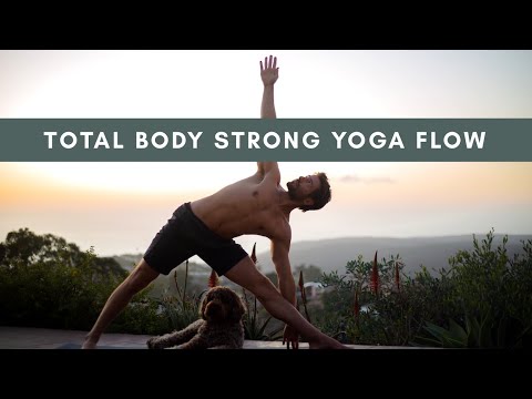 Day 11 Total Body Yoga Workout Challenge Strong and Sweaty Flow | Yoga With Tim