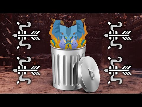 MHW Iceborne | 4 Bows VS Tempered Lunastra