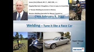 Welding – Tune it like a Race Car