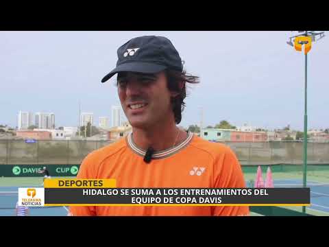 Hidalgo se suma a los entrenamientos del equipo de Copa Davis