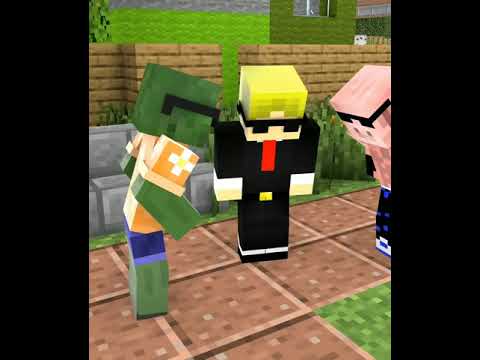 Monster School: 3 Bad Baby Zombie - Minecraft Animation (shorts version) #Shorts 7 2024