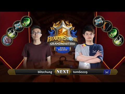 blitzchung vs tom60229 | 2021 Hearthstone Grandmasters Asia-Pacific | Decider | Season 1 | Week 5
