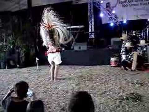 Solo Tahitian Dancer at Maui County Fair