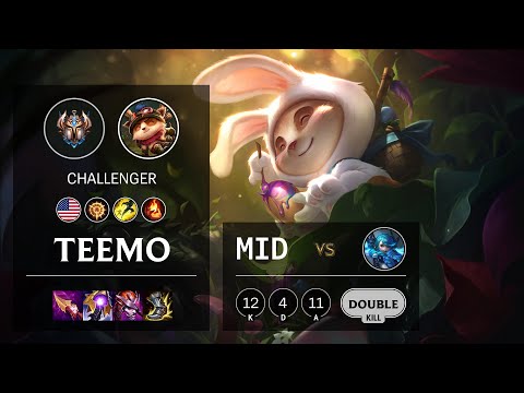 Teemo Mid vs Gwen - NA Challenger Patch 11.13