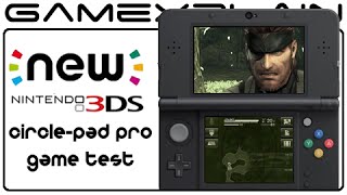 New Nintendo 3DS & Circle Pad Pro Game Support