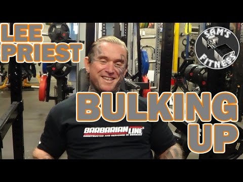 LEE PRIEST discusses BULKING UP in Bodybuilding
