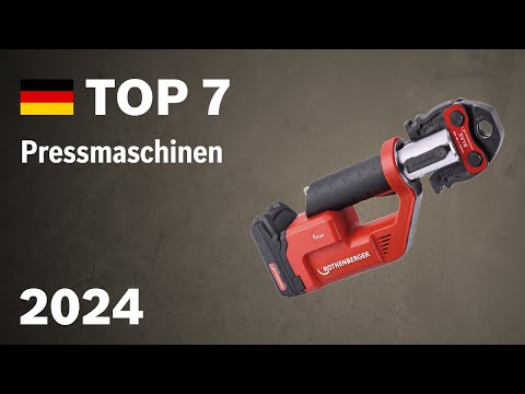 TOP–7. Die besten Pressmaschinen. Test & Vergleich 2024 | Deutsch