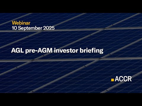 Investor Briefing: AGL pre-AGM 2025 CTAP Analysis