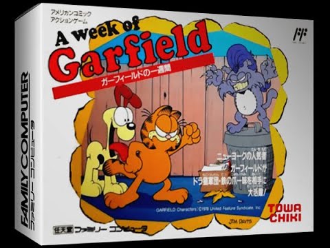 Longplay: A Week of Garfield - Nintendo Entertainment System - Famicom - NES