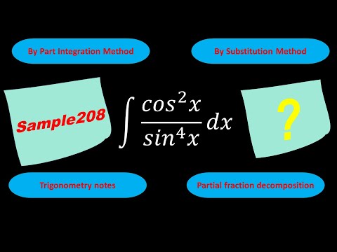 weierstrass substitution and Decomposition