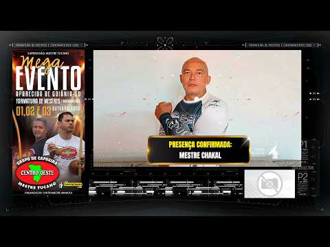 Mestre Chakal, confirmou presença