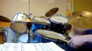 Polyrhythmic drum loops: 5 Against 4