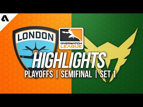 London Spitfire vs Los Angeles Valiant | Overwatch League Playoffs Semifinals Match 1 OWL Highlights