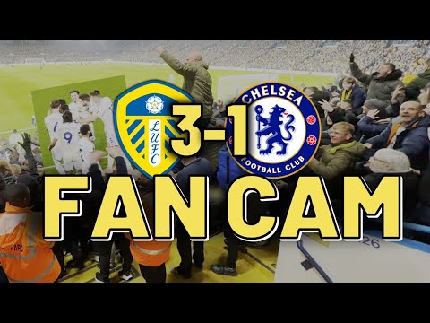 LEEDS HAMMER CHELSEA ON AND OFF THE PITCH | FAN CAM