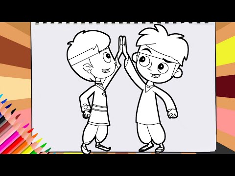 How to Draw Prince Jai Aur Dumdaar Viru Drawing | Jai Viru Cartoon Drawing@SuperJoyToon