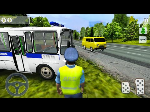 Police Bus and Bike In Pursuit - Road Traffic Cop Job Simulation - Android Gameplay