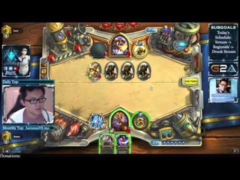 Hearthstone Amaz Playing Top Ranked Games And Arena