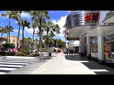 Lincoln Road South Beach Miami | Walking Tour from East To West Day Time
