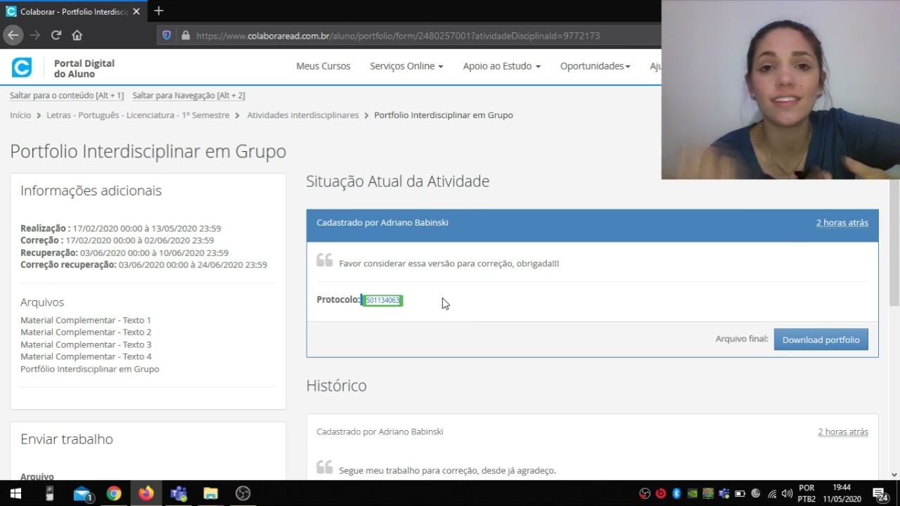 Dicas para envio do Portfólio