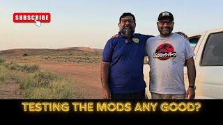 Testing the Upgraded Nissan Pathfinder R50 on a Desert Drive