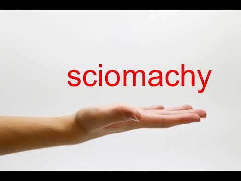 How to Pronounce sciomachy - American English