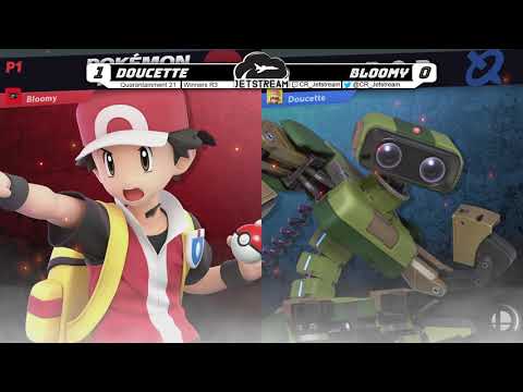 Quarantainment 21 Winners R3 - Doucette (ROB) Vs. Bloomy (PKM Trainer) Smash Ultimate - SSBU