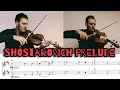 Shostakovich - Prelude (for 2 violins & piano) VIDEO & SCORES