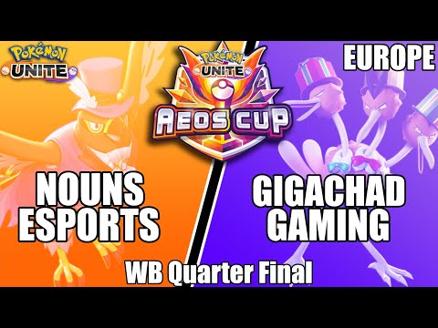Nouns Esports vs Gigachad Gaming - PUCS EU Aeos Cup WB Quarter Final  - Pokemon Unite Tournament
