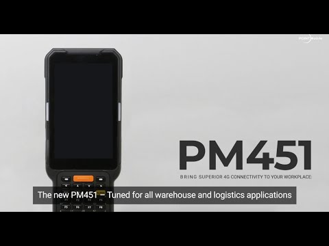 Image of Point Mobile PM451 Rugged Handheld Android Terminal with 4G Option video thumbnail