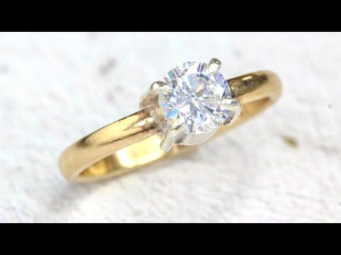 Make an Engagement Ring (4 Claw Setting) - Jewellery Making - Stone Setting