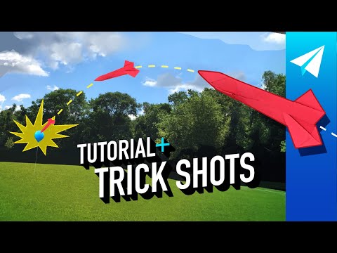 Paper Airplane Trick Shots and Tutorial — DEADLY ACCURATE Origami Missile — Easy to Fold + FLIES FAR