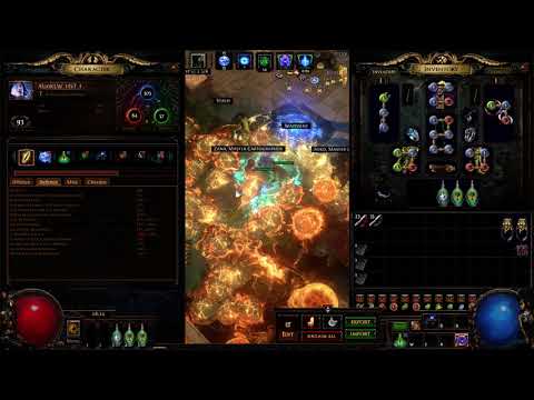 POE 3.12 - Showcase - Heartbound Loop sustain - hp/mana regen without flask