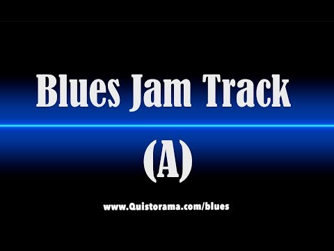 Blues Shuffle Guitar Backing Track (A)