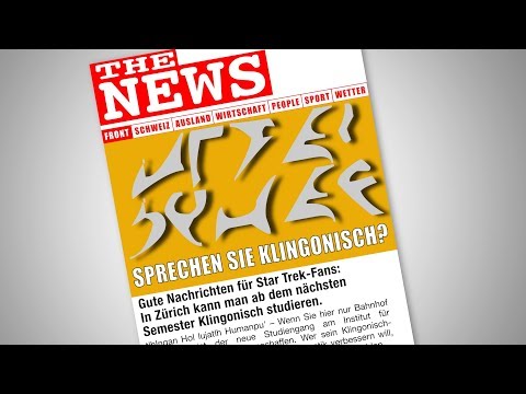 Ist Klingonisch eine echte Sprache? / Is Klingon a real language?