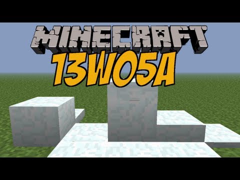 Minecraft Snapshot Review - 13w05a - Different levels of snow and bonemeal balancing