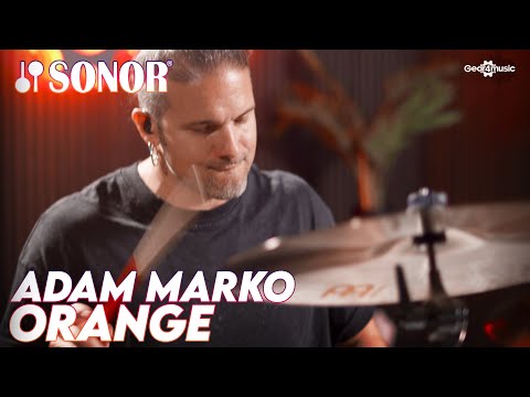 Adam Marko plays the Sonor SQ1 - Orange | Gear4music Drums