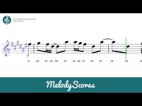 Alto Sax | Fall Out Boy - Immortals (Big Hero 6)