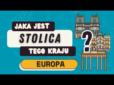 49 Państw Europy i ich Stolice 🌍 QUIZ | Poziom Łatwy do HARDCORE 🧠