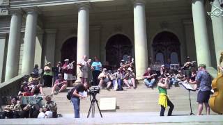 Mighty Uke Day 5 Strum on the State Capitol Steps 5-8-15