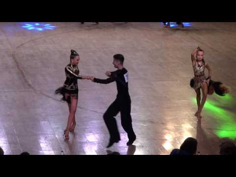 WDSF Open Junior 2 Latin 1/2 Cha Cha Petr Koval - Arina Kolosova